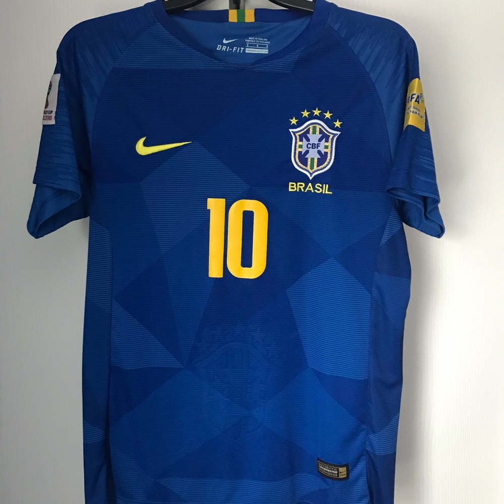 Neymar jr Brazil FIFA World Cup Jersey 2018